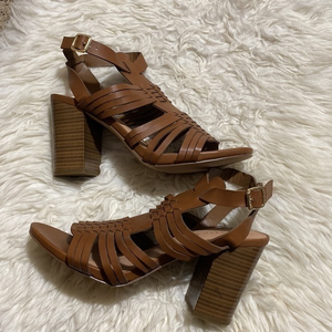 Madden Girl Reine Sandal‎ In Cognac Brown Size 9.5